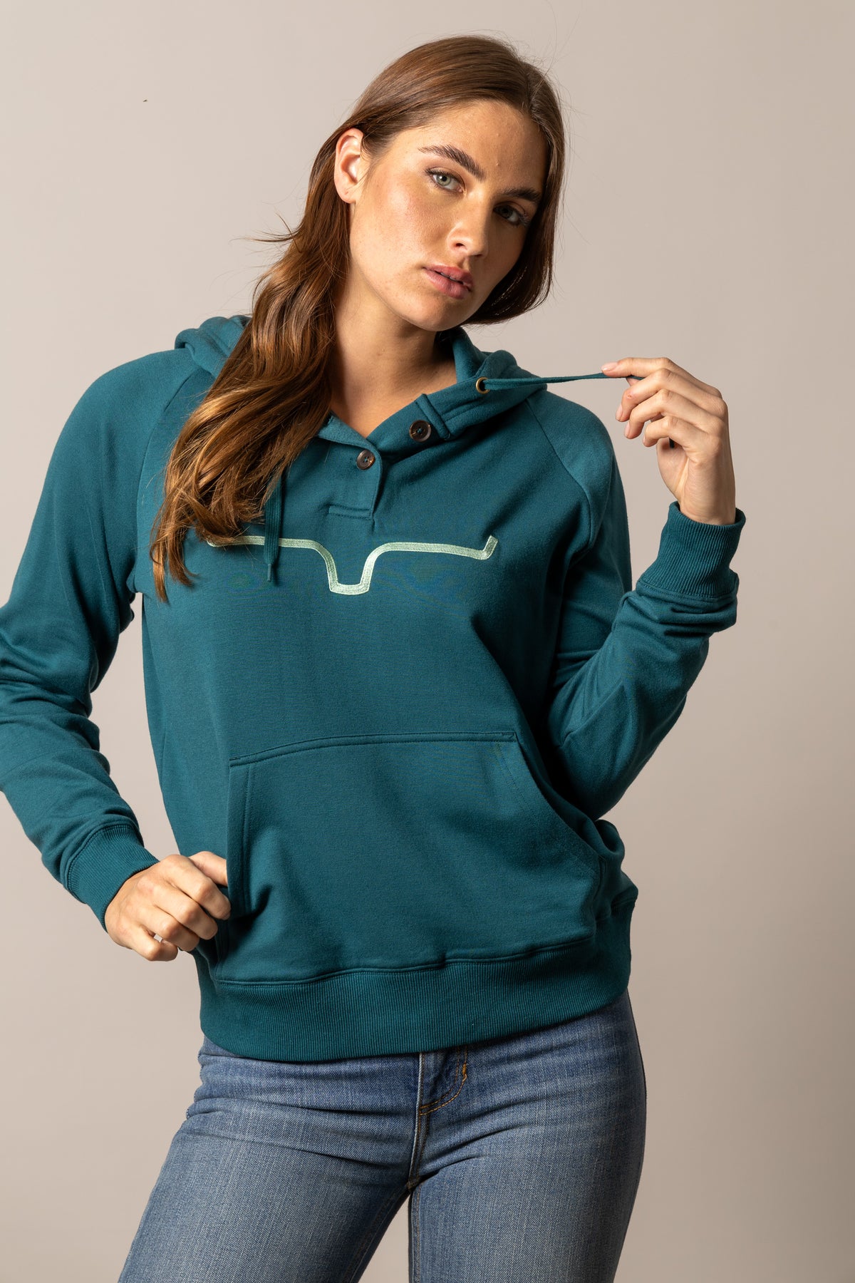 Kimes Ranch Pullover - Kenzie (Dark Teal)