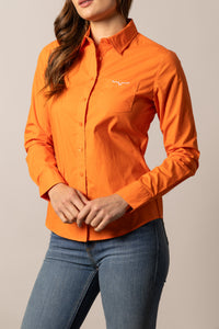 Kimes Ranch Long Sleeved Shirt - KR Team (Vintage Orange)