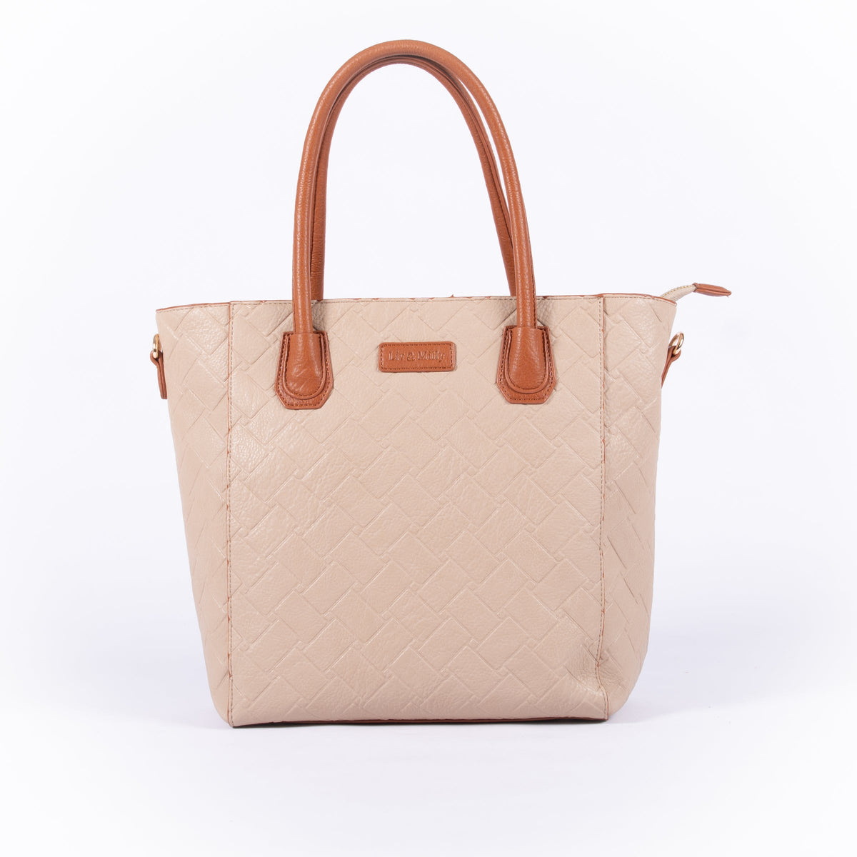 Liv & Milly - Victoria Handbag (Latte)