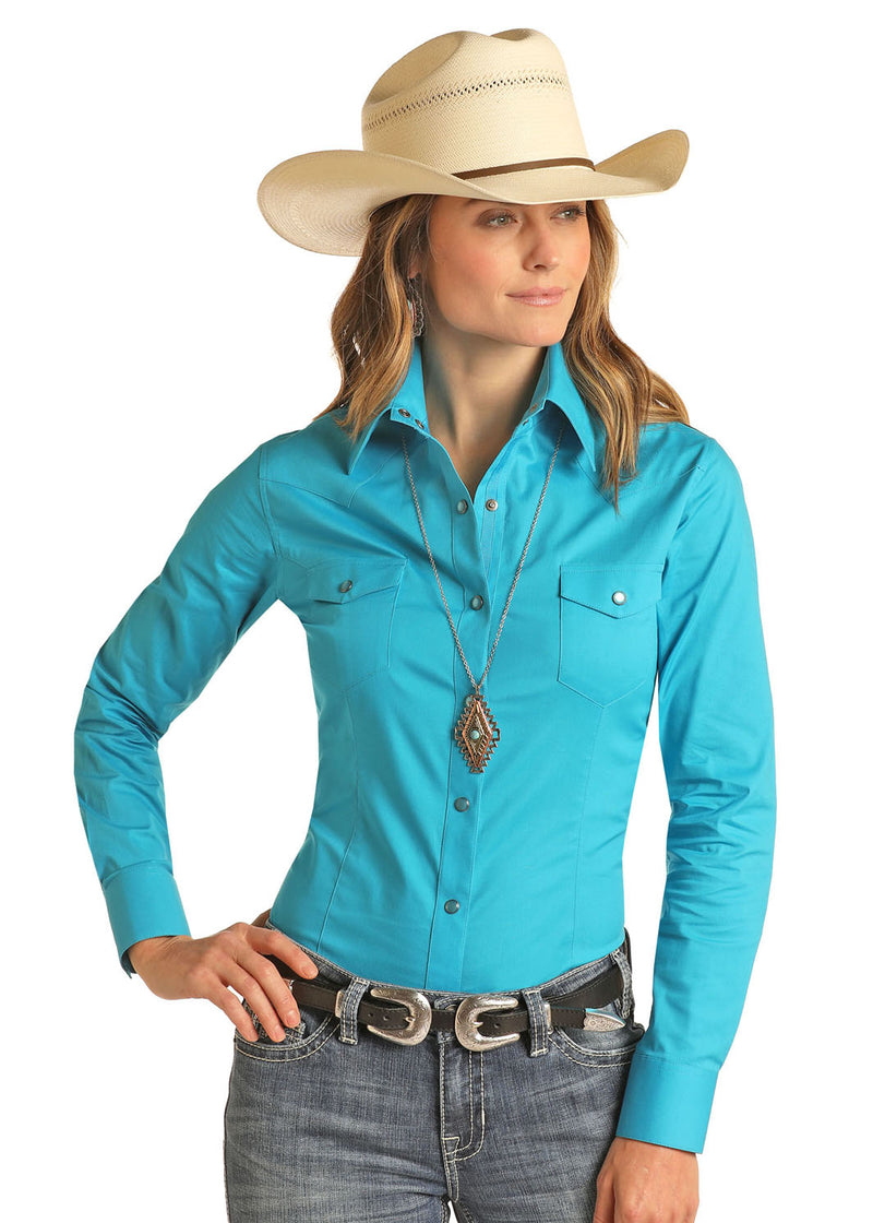 Panhandle Long Sleeved Shirt - Blue (22S3161)