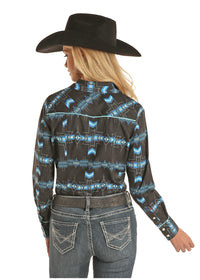 Rock & Roll Cowgirl Long Sleeved Shirt (B4S2042)