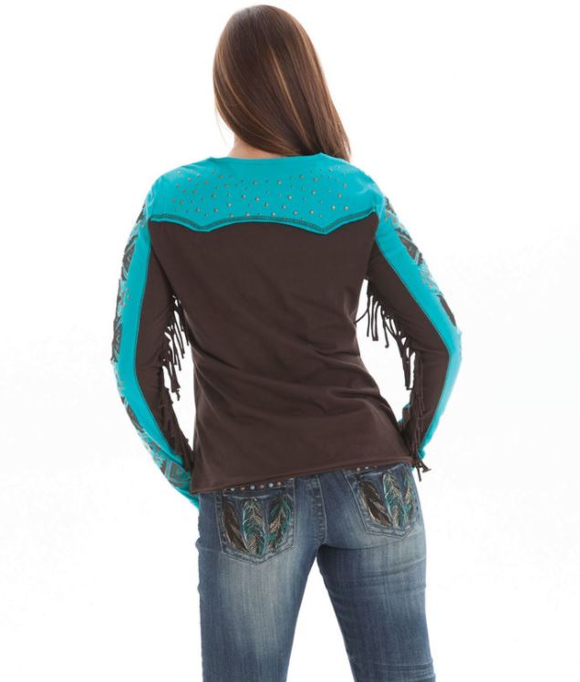 Cowgirl Tuff Long Sleeved Top (F00289)
