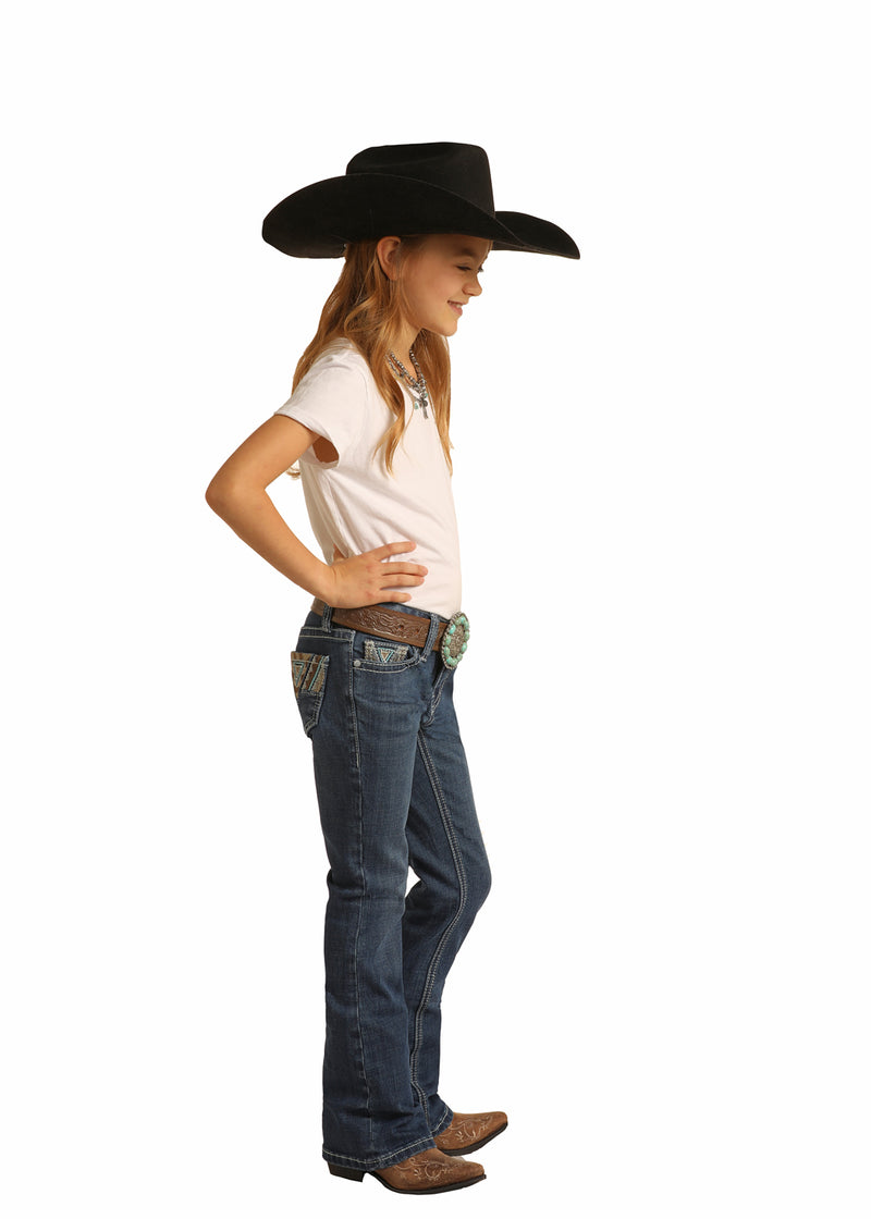 Girl's Rock & Roll Cowgirl Jeans - G5-1701
