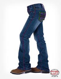 Girl's Cowgirl Tuff Jeans - Aztec Reboot
