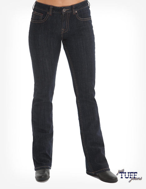 Cowgirl Tuff Jeans - Dark Wash Just Tuff