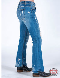 Cowgirl Tuff Jeans - Relaxed Rockstar