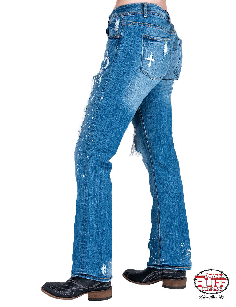 Cowgirl Tuff Jeans - Relaxed Rockstar