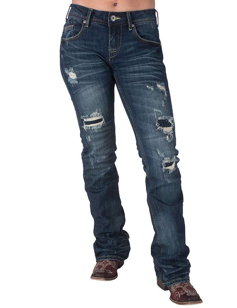 Cowgirl Tuff Jeans - Tear It Up