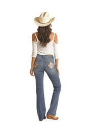Rock & Roll Cowgirl Jeans - RRWD4MRZT9 - Mid Rise Riding Fit