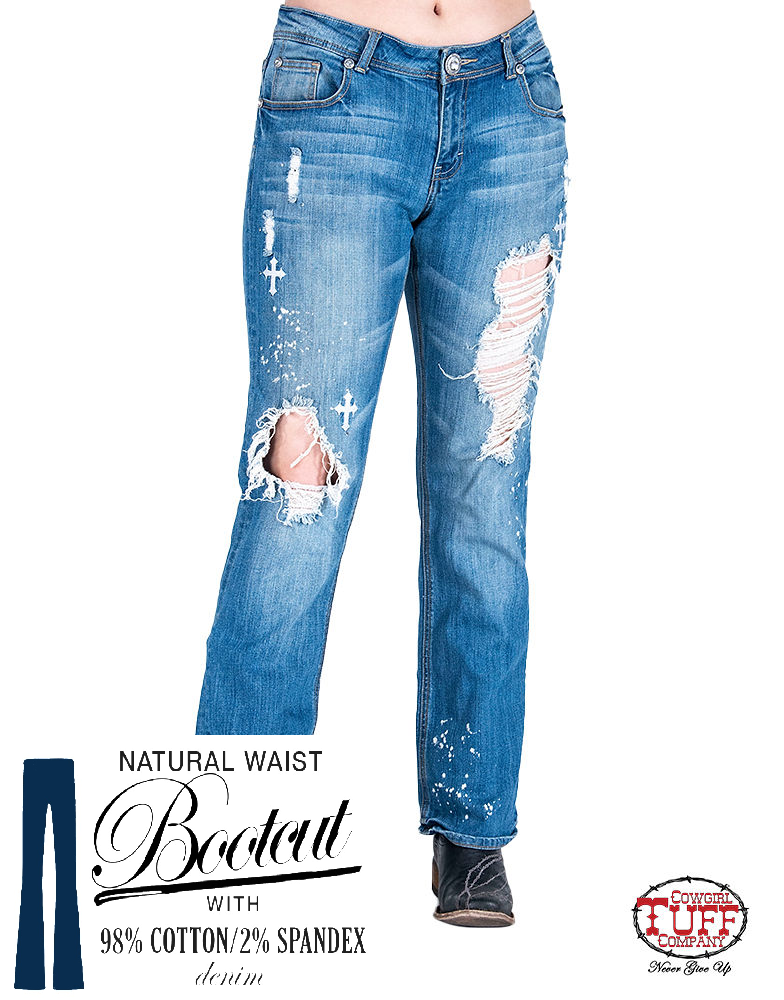 Cowgirl Tuff Jeans - Relaxed Rockstar – Katie B