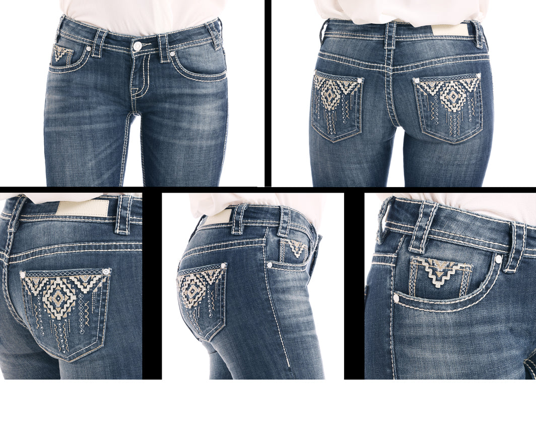 Rock & Roll Cowgirl Jeans - W6-1000 - Rival Low Rise