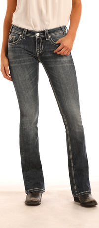 Rock & Roll Cowgirl Jeans - W6-1000 - Rival Low Rise