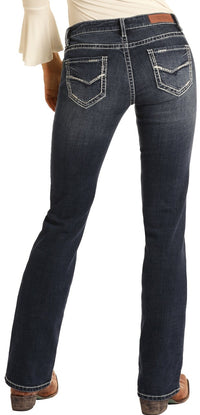 Rock & Roll Cowgirl Jeans - W6-7525 - Rival Low Rise