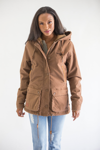 Kimes Ranch Hooded Jacket - AWA Brown