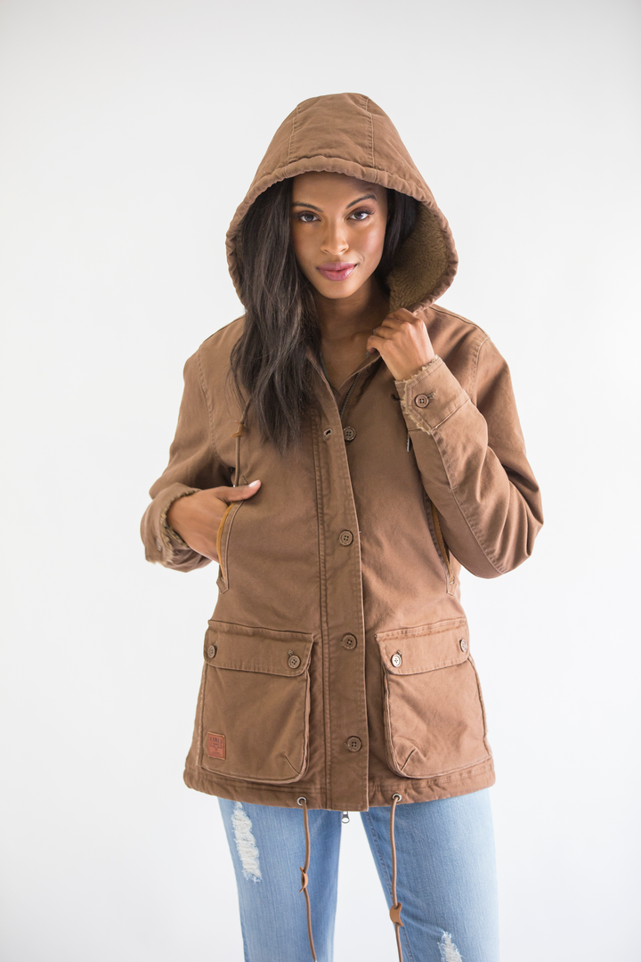 Kimes Ranch Hooded Jacket - AWA Brown