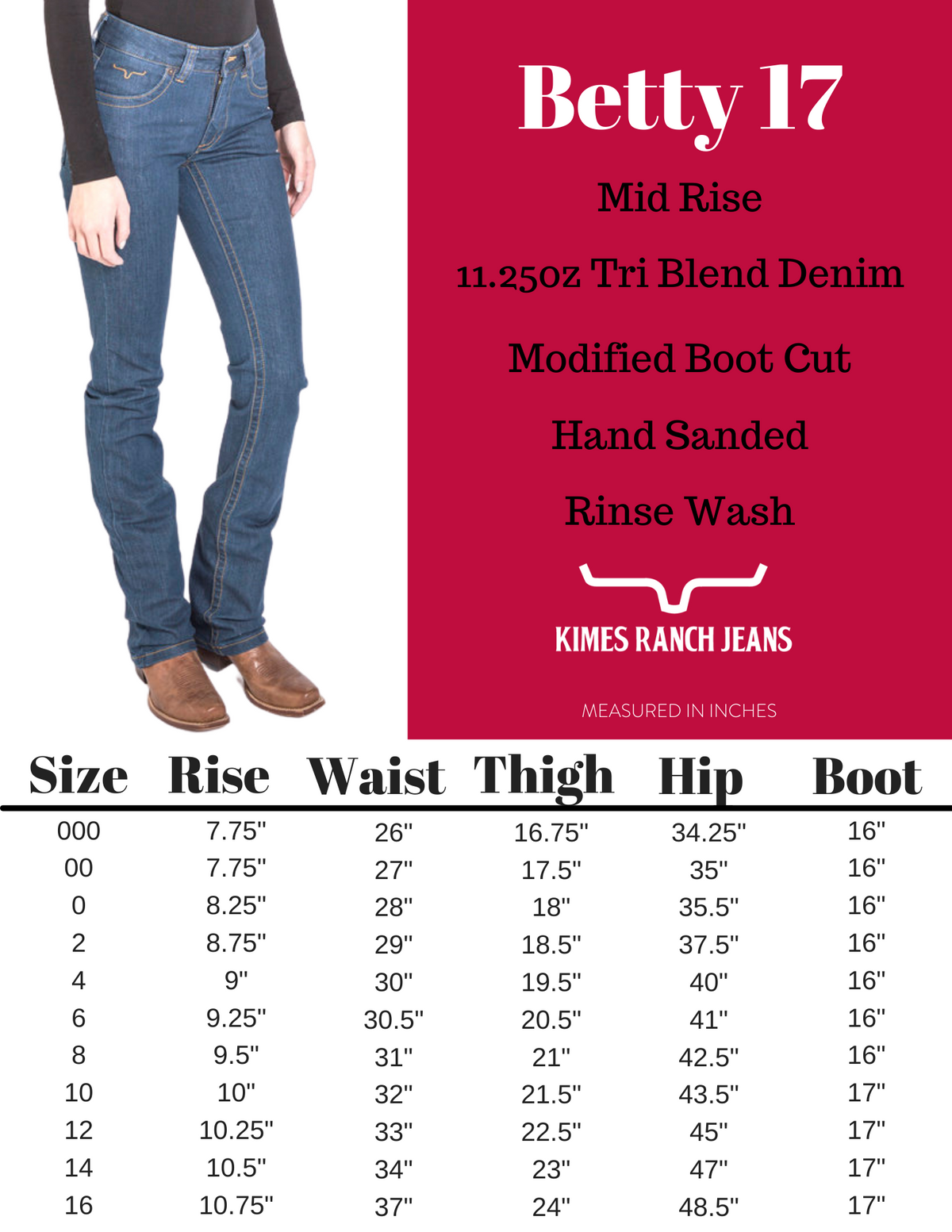 Kimes Ranch Jeans - Betty 17