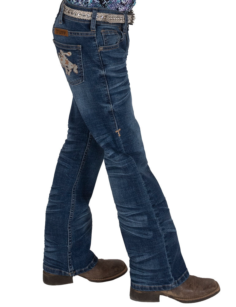 Girl's Cowgirl Tuff Jeans - Old West