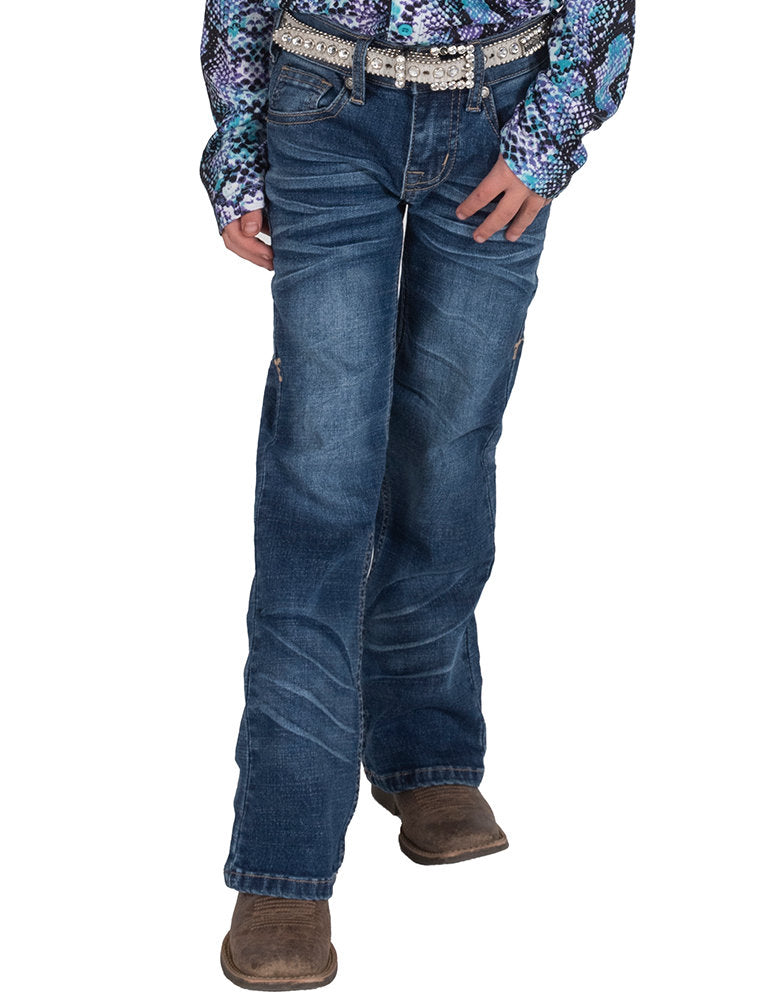 Girl's Cowgirl Tuff Jeans - Old West
