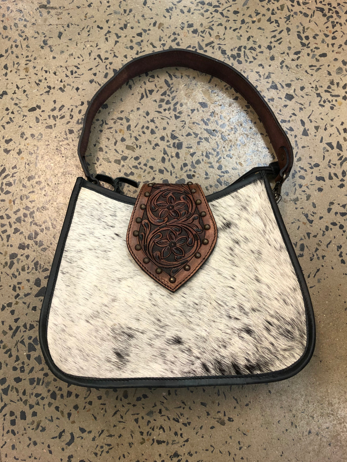 Ivy - Cowhide and Leather Handbag