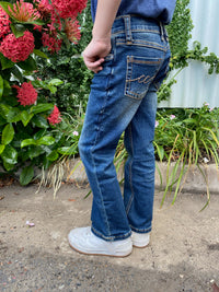 Girl's CC Western Jeans - Medium Wash Bootcut