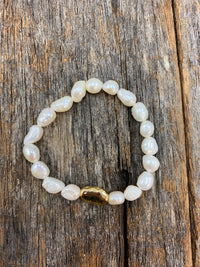 Pearl Bracelet - Gold & Pearl