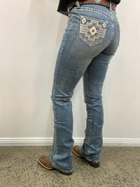 Rock & Roll Cowgirl Jeans - RRWD4MR0XR - Mid Rise Bootcut