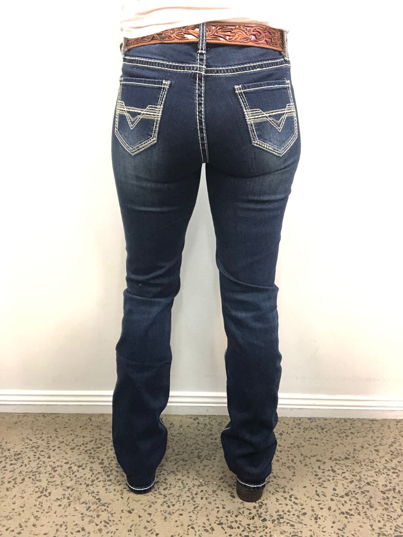 Rock & Roll Cowgirl Jeans - RRWD4RR0KQ - Mid Rise Riding Fit