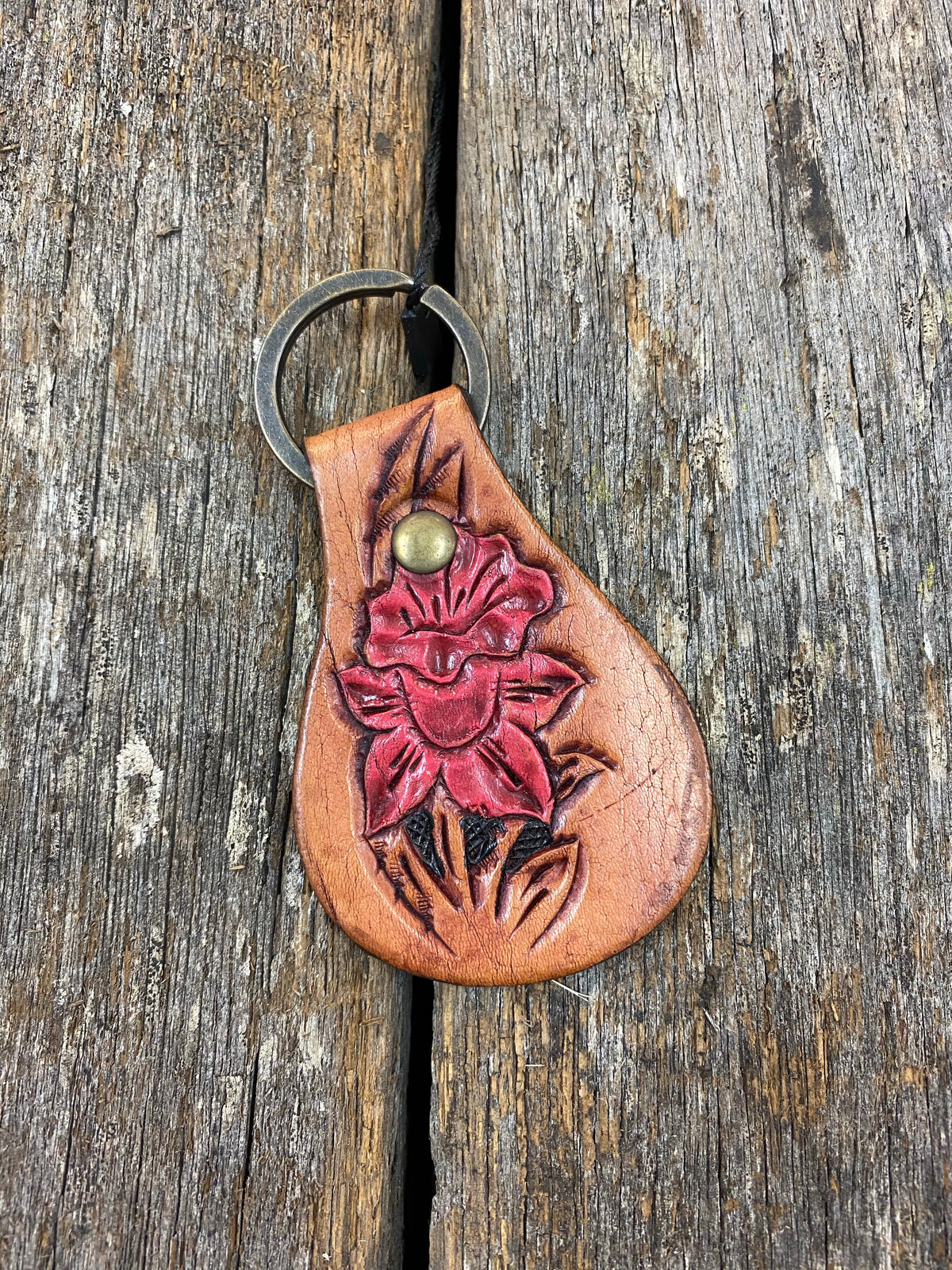 Leather Key Ring - Scout