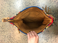 Mahli - Saddle Blanket and Leather Handbag