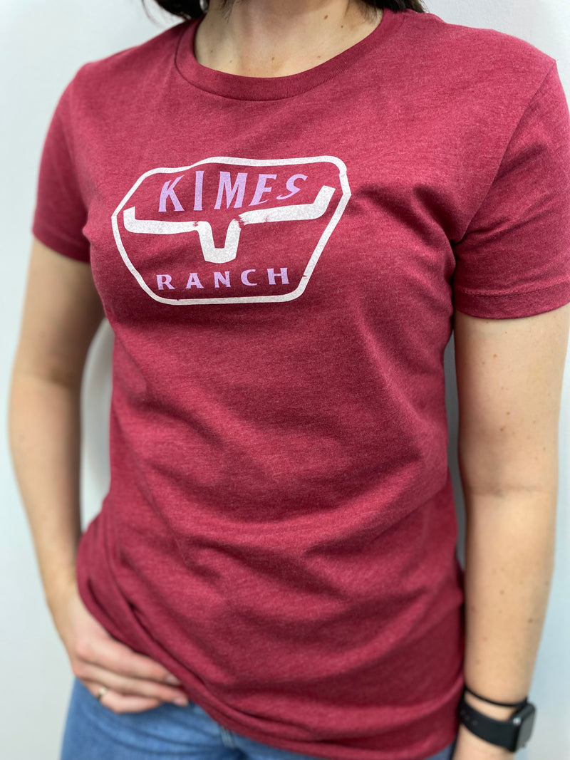 Kimes Ranch Tee - Distance Cardinal