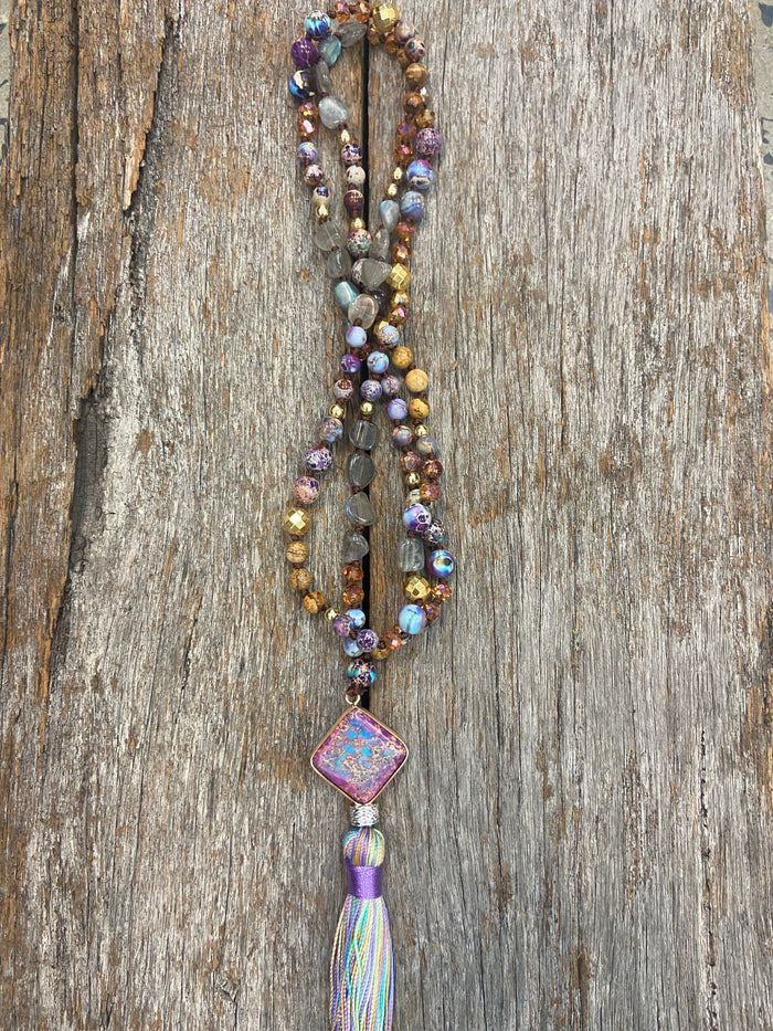 Multi Colour Stone - Necklace