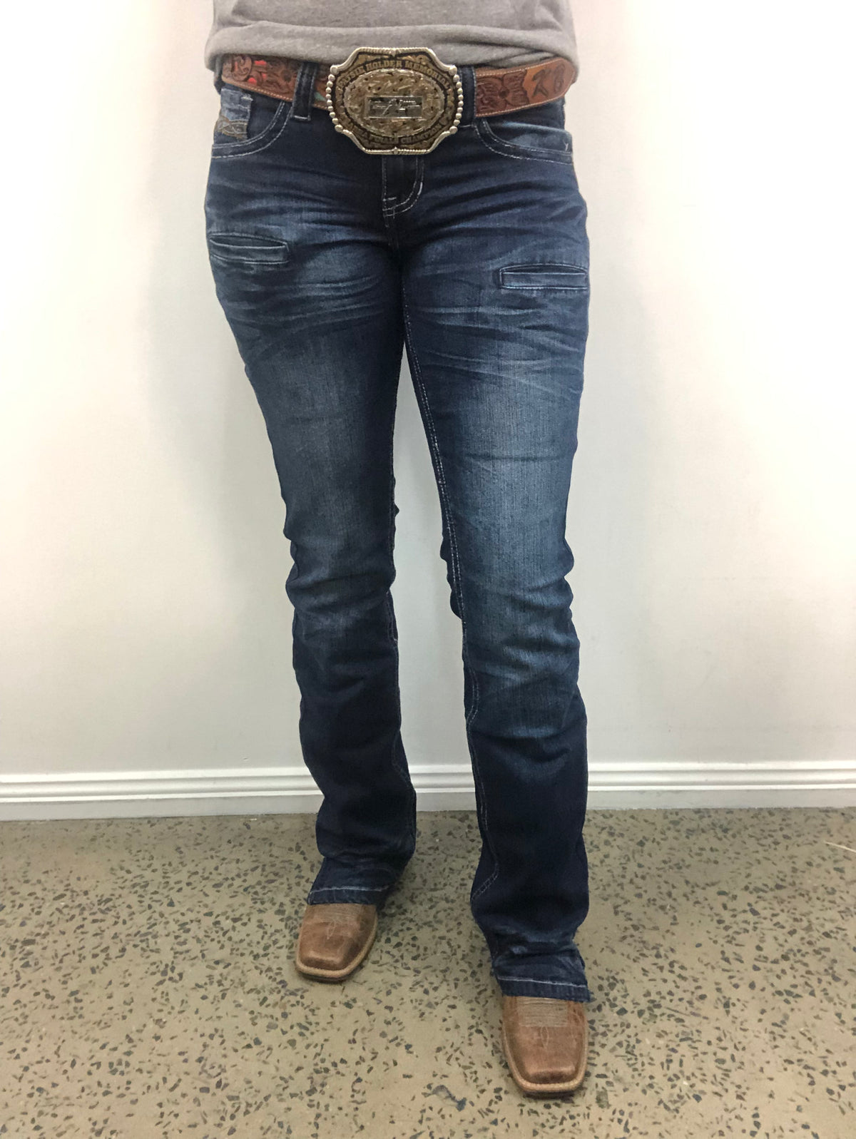 Cowgirl Tuff Jeans - Summit Dark