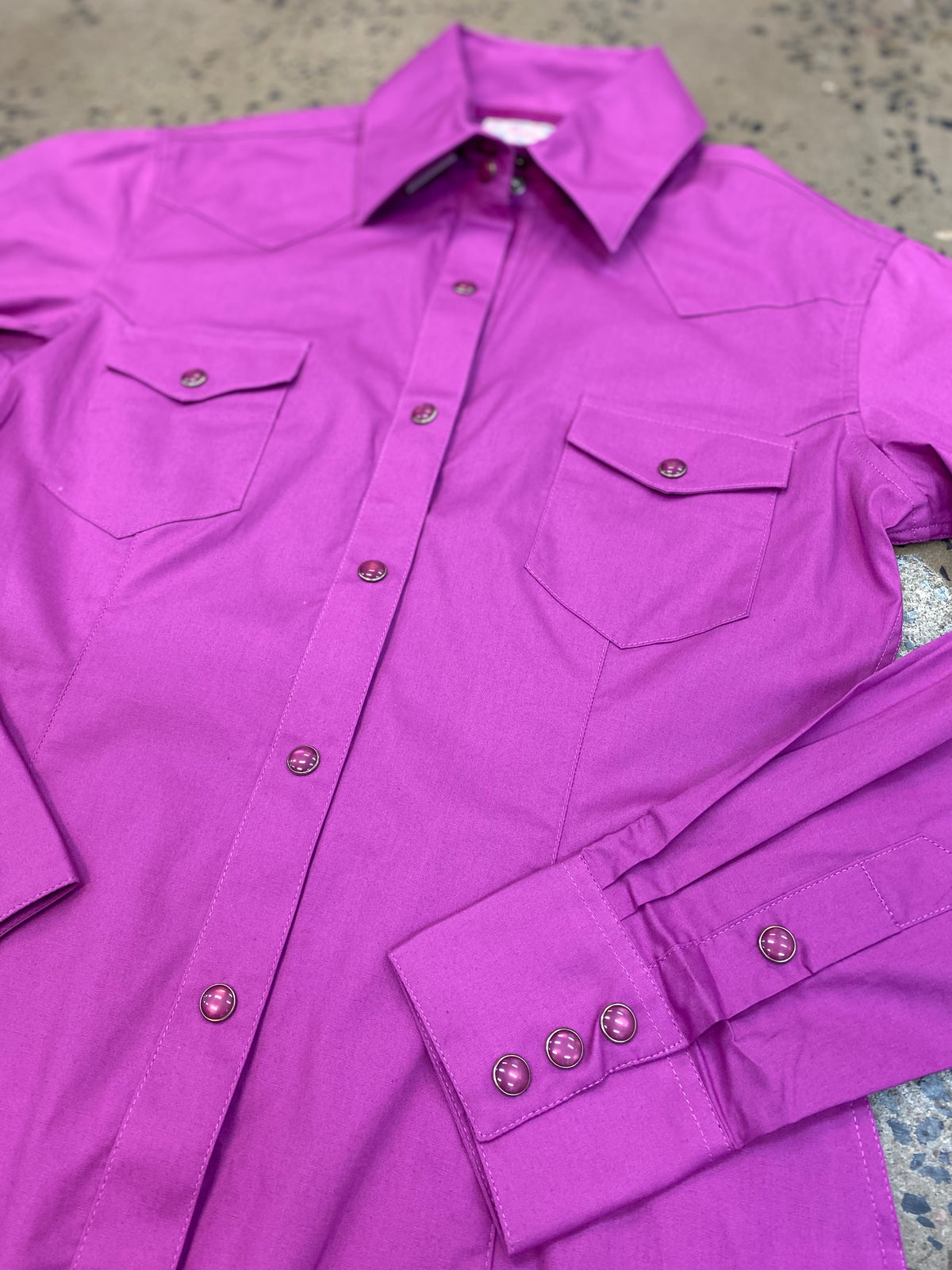 Panhandle Long Sleeved Shirt - Purple (22S3161)
