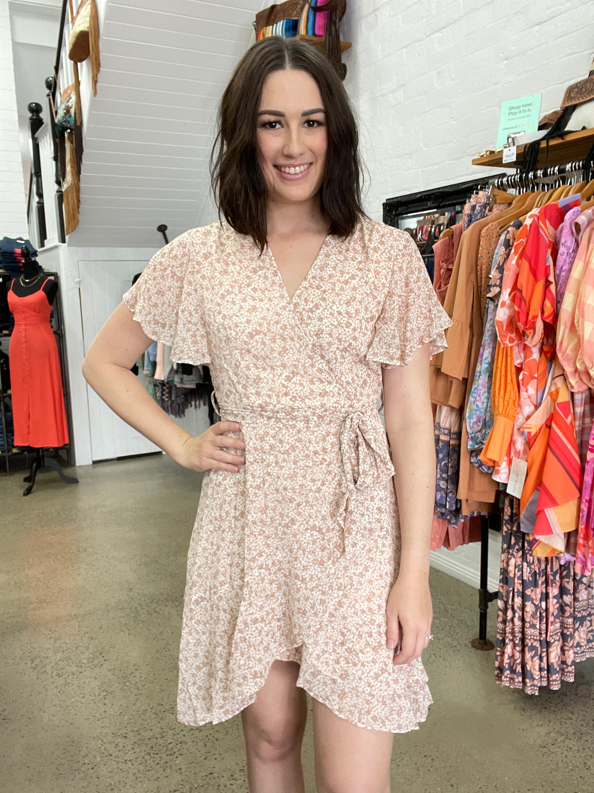 Lily Dress - Beige