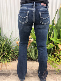 Rock & Roll Cowgirl Jeans - W6-7525 - Rival Low Rise