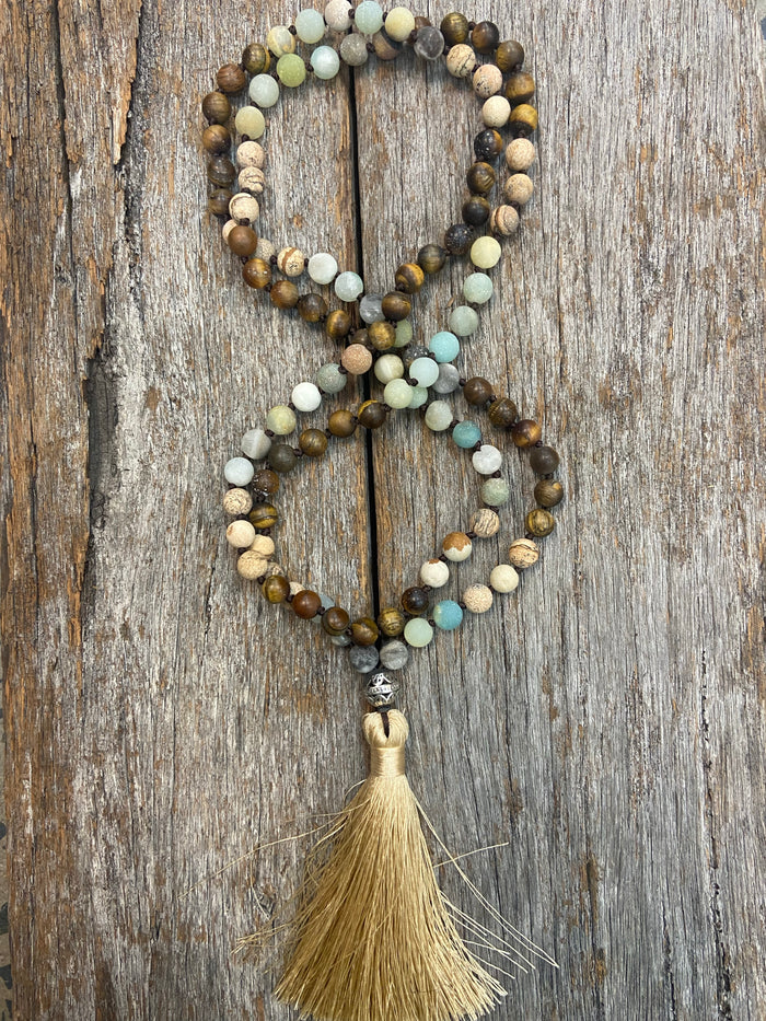 Two Toned Stone - Necklace