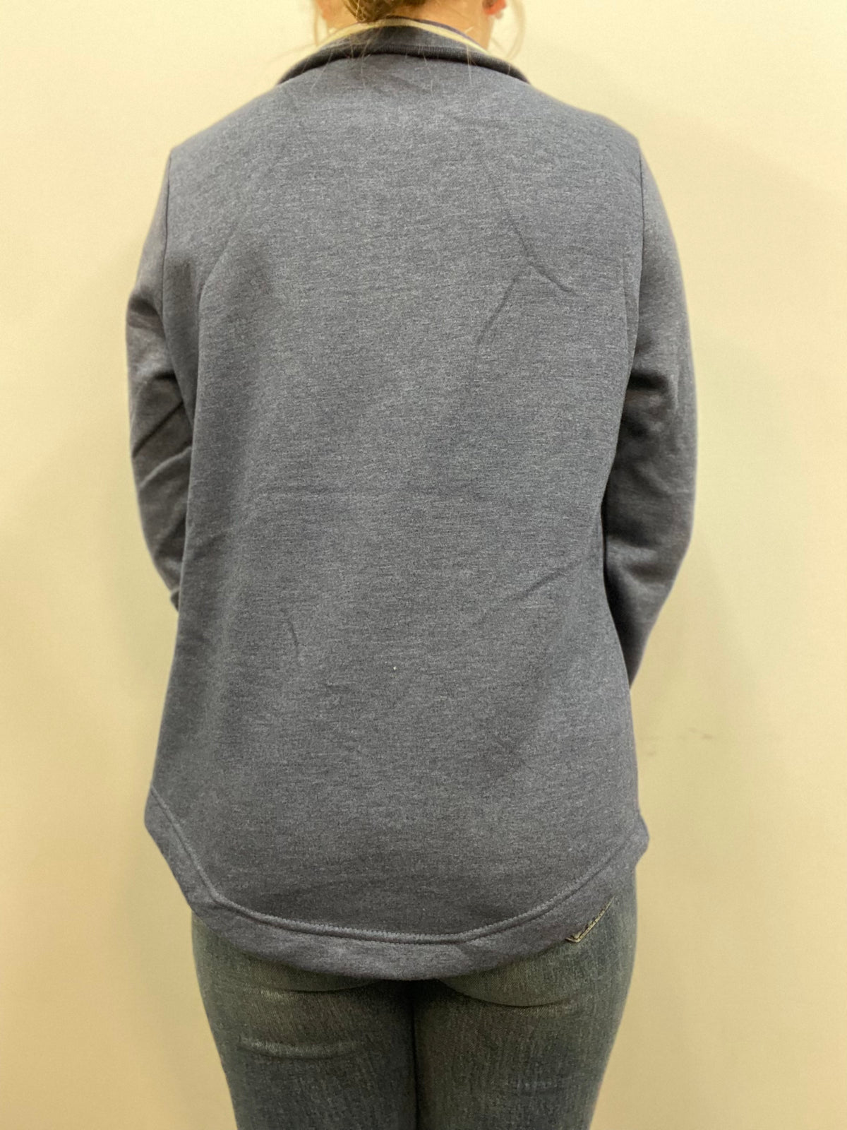 Cowgirl Tuff Jumper - Navy/White Print