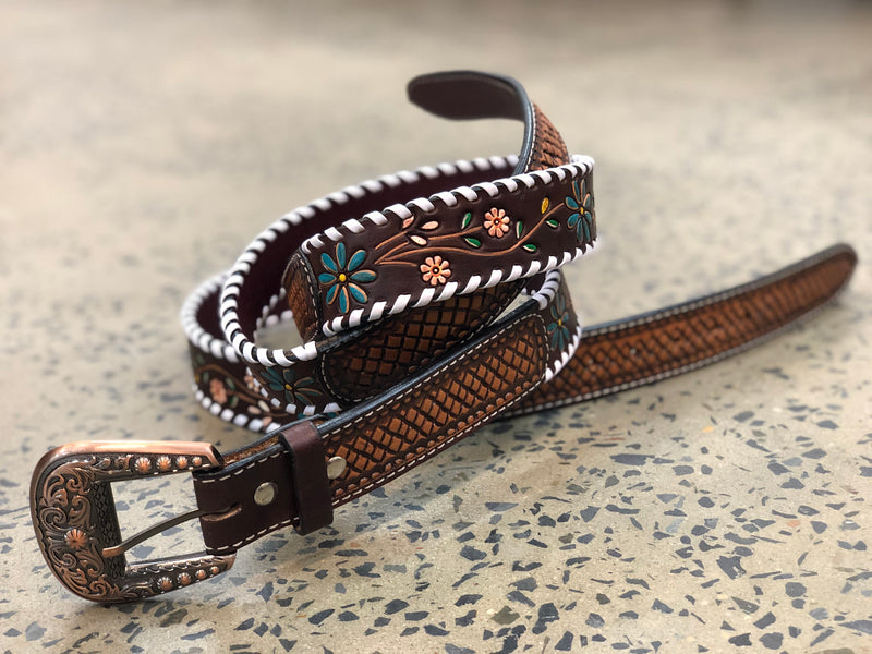 Western Belt - Floral Vine