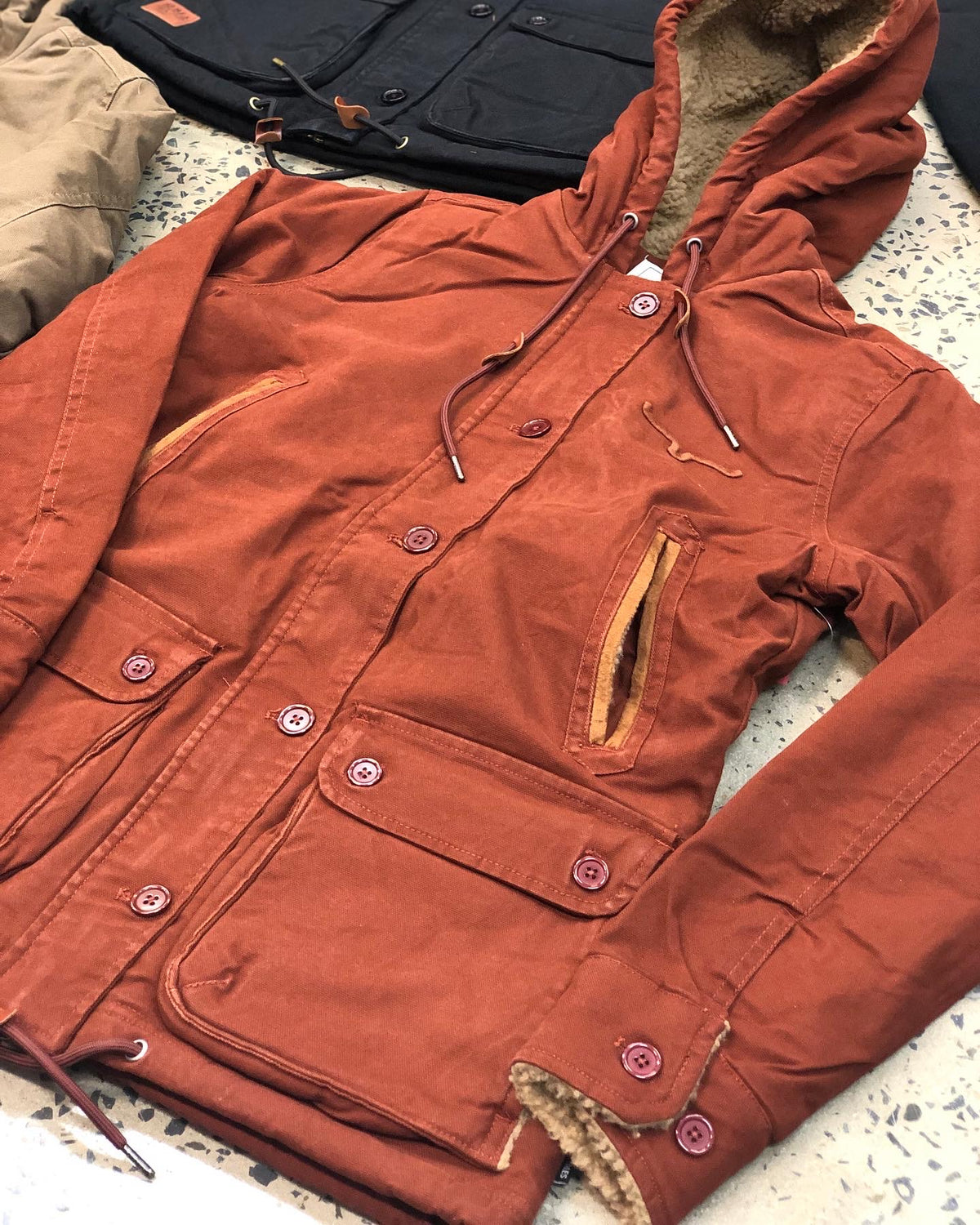 Kimes Ranch Hooded Jacket - AWA Rust