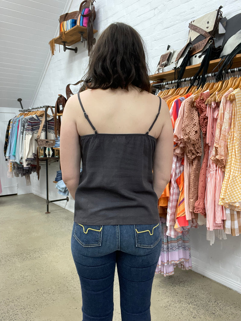 Jess Top - Charcoal