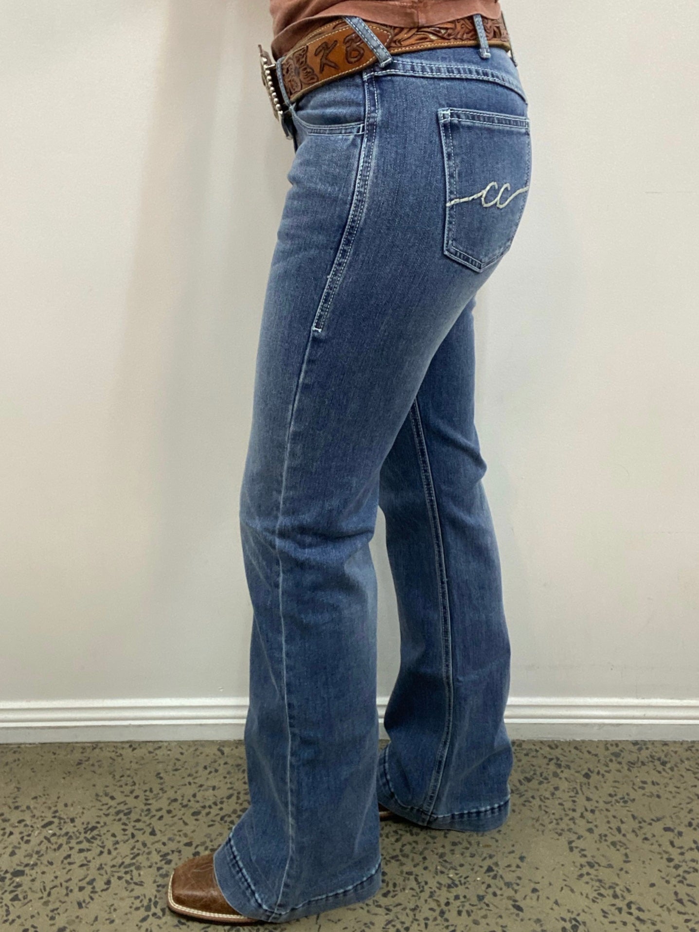 Retro Mae Mid Rise Trouser Jean Janet  Frontier Western Shop