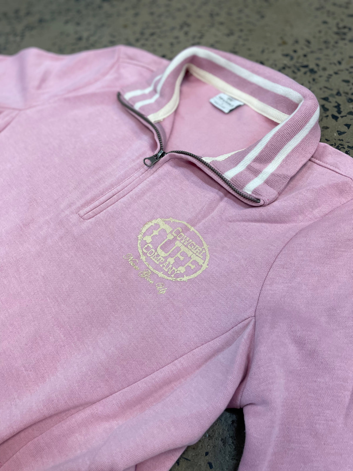 Cowgirl Tuff Jumper - Pink/White Print