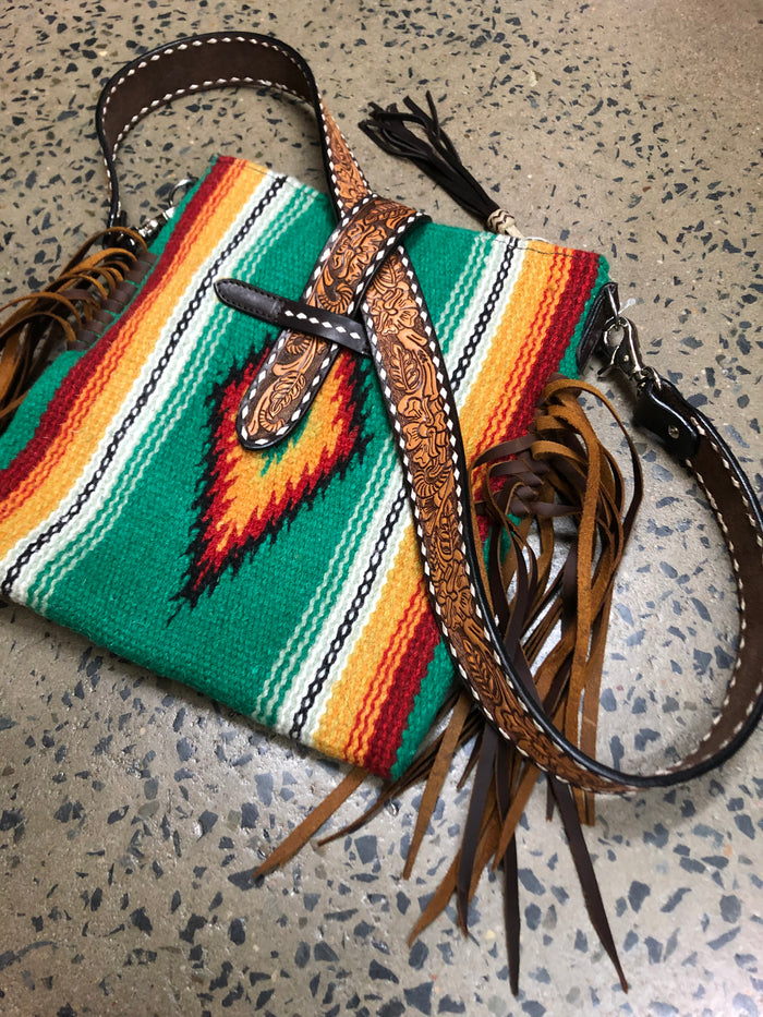 Western saddle sales blanket purse