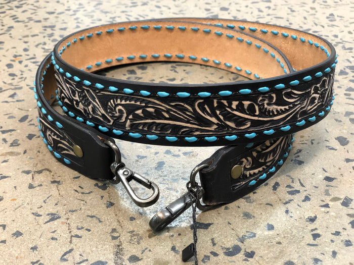 Carved Leather Strap