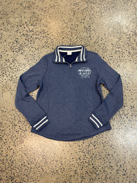 Cowgirl Tuff Jumper - Navy/White Print