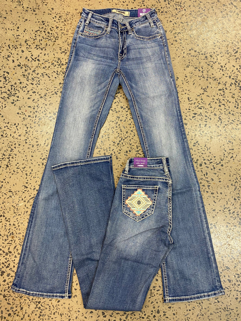 Rock & Roll Cowgirl Jeans - RRWD4MRZT9 - Mid Rise Riding Fit