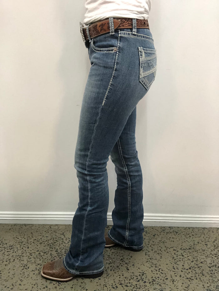Rock & Roll Cowgirl Jeans - RRWD4RR0KO - Mid Rise Riding Fit