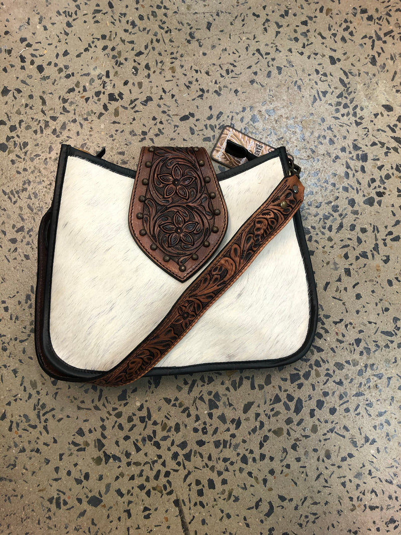 Ivy - Cowhide and Leather Handbag