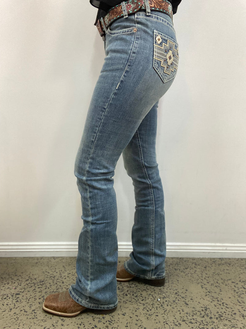 Rock & Roll Cowgirl Jeans - RRWD4MR0XR - Mid Rise Bootcut
