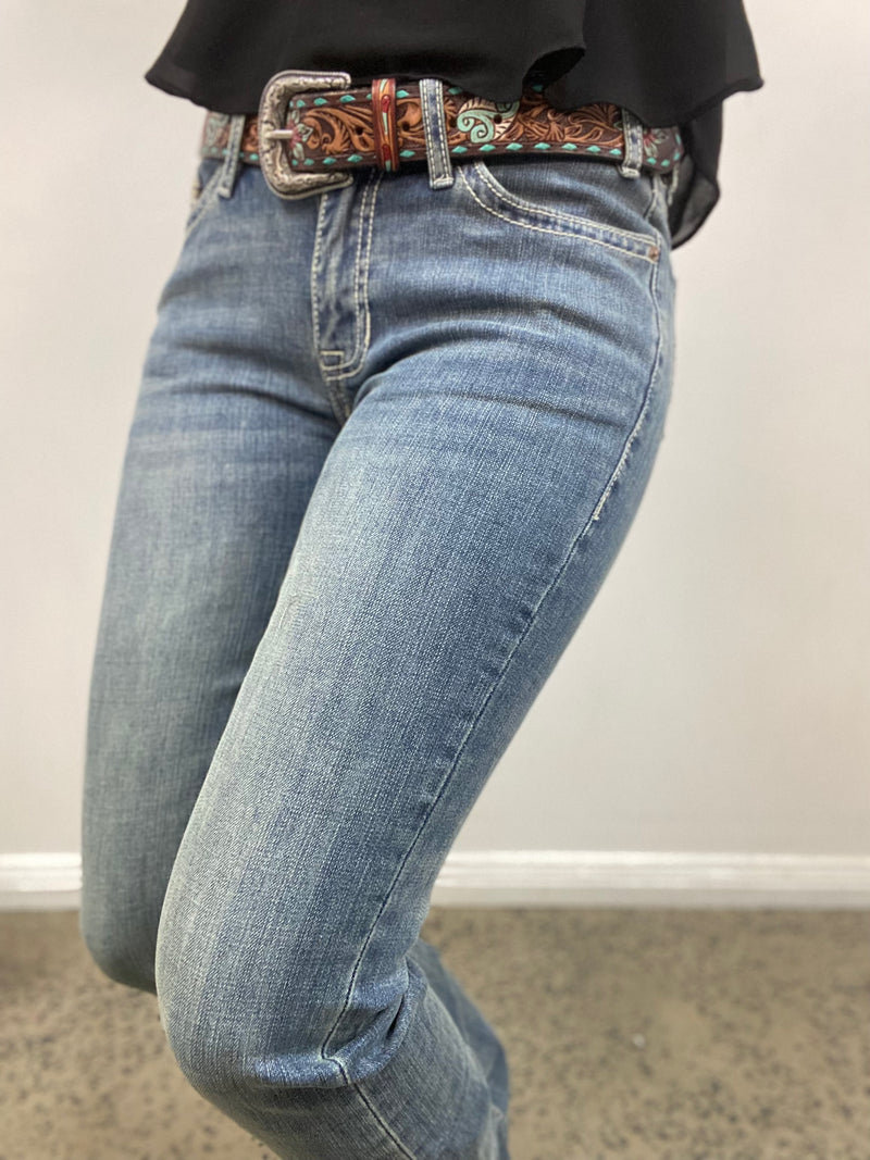 Rock & Roll Cowgirl Jeans - RRWD4MR0XR - Mid Rise Bootcut